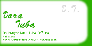 dora tuba business card